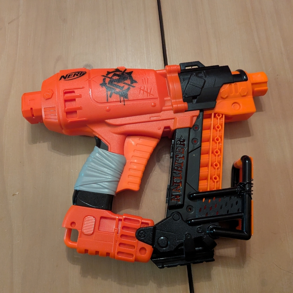 Nerf Nailbiter Blaster in Vibrant Orange and Black